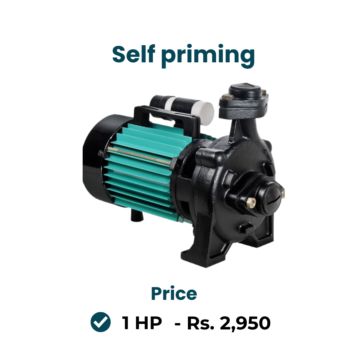 Self Priming Water Pump – 1 HP