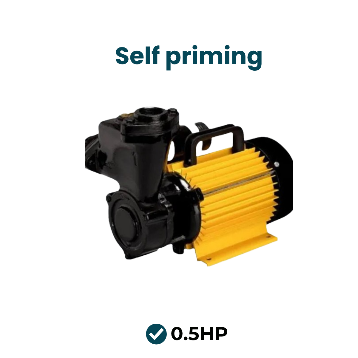 Self Priming Water Pump – 0.5 HP